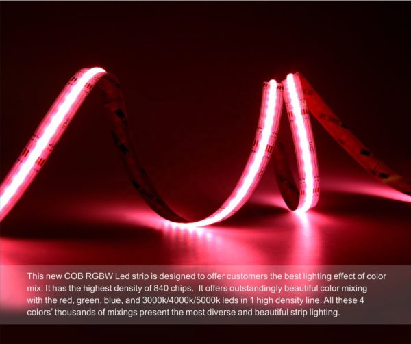 COB RGBW Strip LED Light for home automation - COXO - 5Meter - Image 3